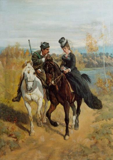 Konie w malarstwie - romer-edward-dwoje.jpg